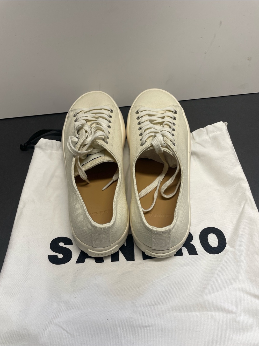 Vulca Canvas Sneakers in Off-White - Picture 3 of 8